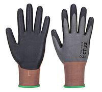 Portwest Guante Anti-Corte Ct300 Mr18 De Micro Espuma De Nitrilo, Tamaño: XS, Color: Gris/Negro, CT32G8RXS