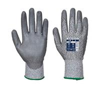 Portwest Guante Anti-Corte Lr Con La Palma Pu , Tamaño: XS, Color: Gris, A620GRRXS