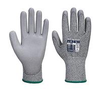 Portwest Guante Anti-Corte Mr, Con La Palma De Pu, Tamaño: S, Color: Gris, A622G7RS