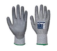 Portwest Guante Anti-Corte Mr, Con La Palma De Pu, Tamaño: XS, Color: Gris, A622G7RXS