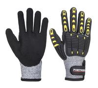 Portwest Guante A722G8RXL Anti-corte y anti-golpes Gris/Negro Talla XL