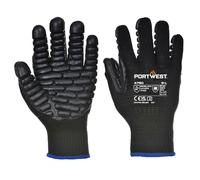 Portwest Guante Anti-Vibración A790BKRL Talla L Negro