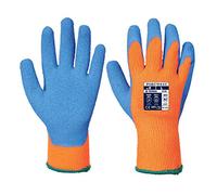 Portwest Guante Cold Grip, Tamaño: L, Color: Naranja/Azul, A145OBLL