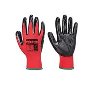 Portwest Guante De Nitrilo Flexo Grip (En Pack Expositor), Tamaño: XXL, Color: Rojo/Negro, A319R8RXXL