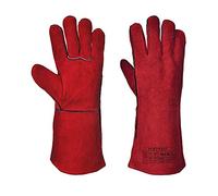 Portwest Guante De Soldador, Tamaño: XL, Color: Rojo, A500RERXL