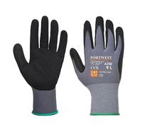 Portwest Guante Dermiflex, Tamaño: M, Color: Negro, A350BKRM