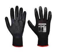 Portwest Guante Dexti-Grip, Tamaño: M, Color: Negro, A320BKRM