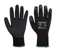 Portwest Guante Grip, Tamaño: M, Color: Negro, A100K8RM