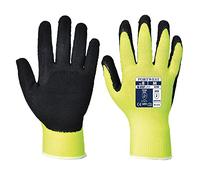 Portwest Guante Hivis Grip - Látex, Tamaño: L, Color: Amarillo, A340YERL