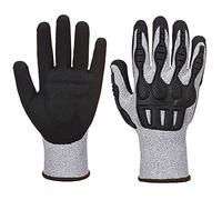 Portwest Guante Tpv Impact Cut, Tamaño: M, Color: Gris/Negro, A723G8RM