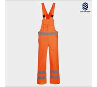 Portwest Hi Vis Peto Bib & Brace Impermeable Transpirable Contrast S488 S388