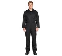Portwest Mono Liverpool Con Cremallera, Tamaño: M, Color: Negro, C813BKRM