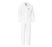 Portwest Mono Ignífugo Biztex Sms Fr, Tipo 5/6, Tamaño: L, Color: Blanco, ST80WHRL