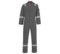 Portwest Mono Ligero Ignífugo Y Antiestático 280G, Tamaño: L, Color: Gris, FR28GRRL