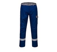 Portwest Pantalón Bicolor Bizflame Ultra, Tamaño: 44, Color: Azulina, FR06RBR44