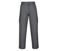 Portwest Pantalones Combat, Tamaño: 32, Color: Gris, C701GRR32