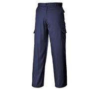 Portwest Pantalones Combat, Tamaño: 34, Color: Marino Bajos, C701NAS34