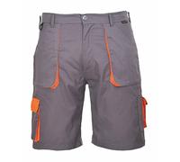 Portwest Pantalones cortos Texo Contrast Gris Talla XL TX14GRRXL