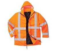 Portwest Parka Rws Traffic, Tamaño: XXL, Color: Naranja, R460ORRXXL