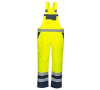 Portwest Peto Bicolor Contrast, Sin Forro, Tamaño: XXL, Color: Amarillo/Marino, S488YNRXXL