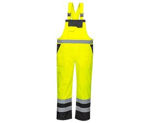 Portwest Peto Bicolor Contrast, Sin Forro, Tamaño: XXXL, Color: Amarillo/Negro, S488YBRXXXL
