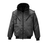 Portwest PJ10 Cazadora Pilot Cremallera de Doble Carro Bolsillo en la Manga