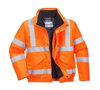 Portwest Chaqueta bomber RT32 – Invierno impermeable reflectante alta visibilidad naranja 4XL