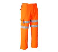 Portwest RT46 Pantalón Combat para Ferrocarriles Cinta Reflectante Duradero