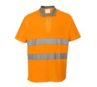 Portwest S171 Polo Cotton Aberturas Laterales de Ventilación Certificado CE