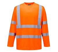 Portwest Camiseta de manga larga S178ORRL alta visibilidad talla L naranja