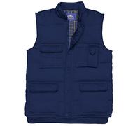 Portwest S414 Chaleco de Calor Shetland Frontal con Tapeta Antiaguaceros