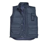 Portwest S415 Chaleco 6 Bolsillos Sin Mangas Dobladillo Ajustable Acolchado