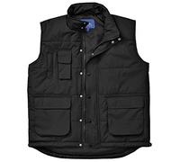 Portwest S415 Chaleco 6 Bolsillos Sin Mangas Dobladillo Ajustable Acolchado