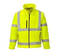 Portwest Chaqueta softshell Classic (3 capas) Alta visibilidad Amarillo XL S424YERXL