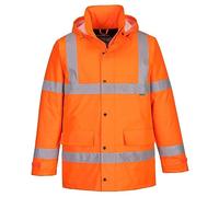 Portwest Chaqueta S460 – Tráfico, invierno, impermeable, alta visibilidad – Naranja M