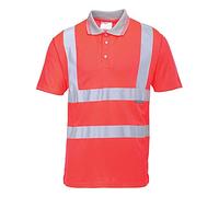 Portwest S477 Polo Poliéster Tejido Transpirable Corte Estándar Manga Corta
