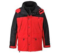 Portwest S532 Chaqueta 3 en 1 Bolsillos con Cremalleras Capucha Desmontable