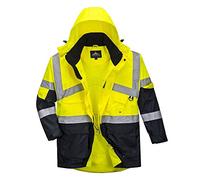 Portwest S760 Parka Bicolor Aberturas Laterales de Ventilación Oxford 300D