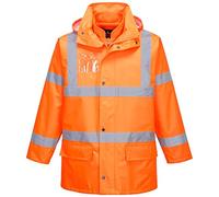 Portwest S765 Parka 5 en 1 Essential Puños con Corchetes Chaqueta Multi-Uso