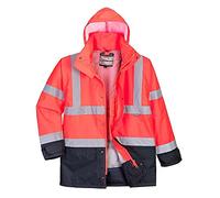Portwest S768 Parka 5 en 1 Executive Paneles en Contraste Cinta Reflectante