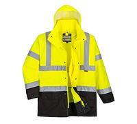 Portwest S768 Parka 5 en 1 Executive Paneles en Contraste Cinta Reflectante