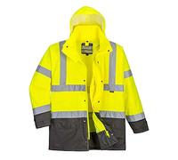 Portwest S768 Parka 5 en 1 Executive Paneles en Contraste Cinta Reflectante