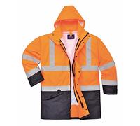Portwest S768 Parka 5 en 1 Executive Paneles en Contraste Cinta Reflectante