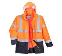 Portwest S768 Parka 5 en 1 Executive Paneles en Contraste Cinta Reflectante