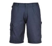 Portwest S790 Pantalones Cortos de Trabajo de Rendimiento y Comodidad para Hombre Azul Marino, L