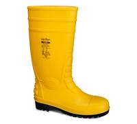 Portwest Steelite Total Safety Wellington S5 - Calzado de protección Hombre | Puntera de acero, entresuela resistente a pinchazos, impermeable, resistente al combustible y al aceite, nitrilo de PVC
