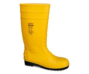 Portwest Steelite Total Safety Wellington S5 - Calzado de protección Hombre | Puntera de acero, entresuela resistente a pinchazos, impermeable, resistente al combustible y al aceite, nitrilo de PVC