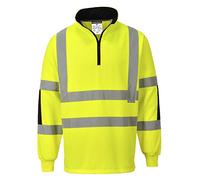 Portwest Sudadera de alta visibilidad Xenon Rugby – Amarillo – Talla 5XL – B308YER5XL