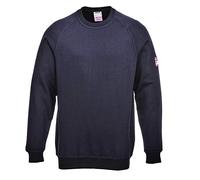 Portwest Sudadera Ignífuga Y Antiestática, Tamaño: S, Color: Marino, FR12NARS