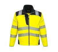 Portwest Softshell de alta visibilidad PW3 Amarillo/Negro Talla 5XL